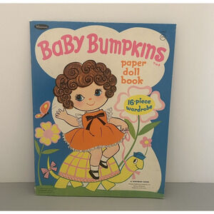 Paper Doll Book Baby Bumpkins Uncut 1969 - Whitman NOS